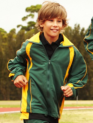 Kids Track Suit Jacket With Contrast Panels