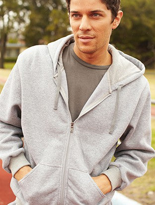 Unisex Adults Zip Through Fleece Hoodie (Red, Royal, Sky Blue +1 more)