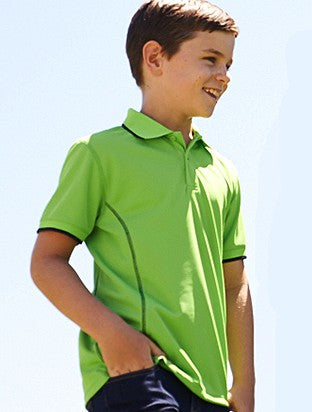 Stitch Feature Essentials-Kids Short Sleeve Polo (Purple/Navy, Red/White, Royal/Gold +7 more)