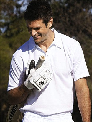 Unisex Adults Cricket Short Sleeve Polo