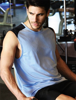 Team Essentials - Mens Contrast Feature Tank