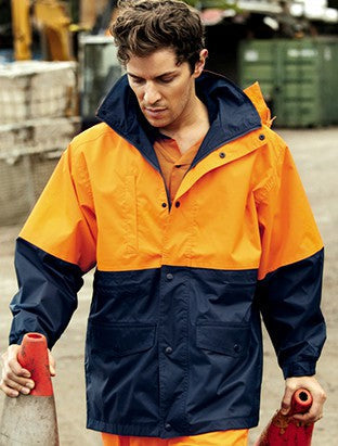 Unisex Adults Hi-Vis Polar Fleece Lined Jacket